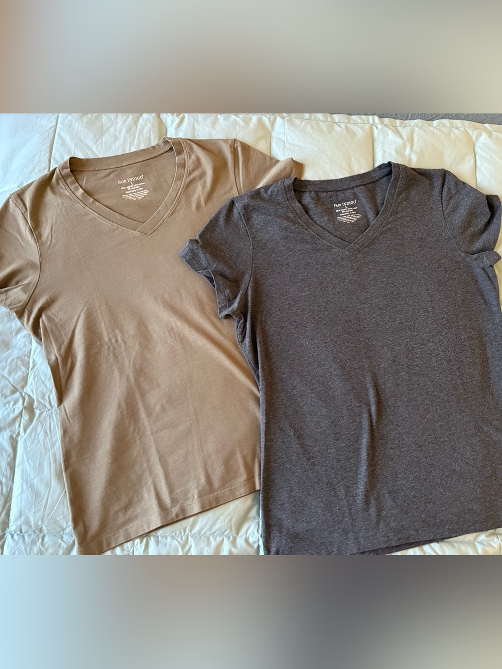Fair Indigo 2 V-Neck Tees